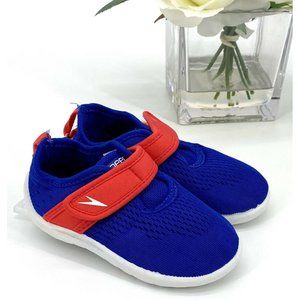 Speedo Shore Explore Water Shoes Boys Size 11/12 Water Sandal Blue Red NEW